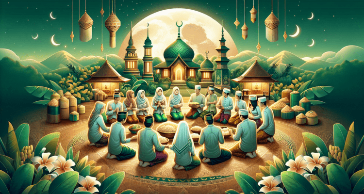 alt_text: Ilustrasi Idul Fitri 2026 dengan tema "Pulang ke Diri Terbaik".