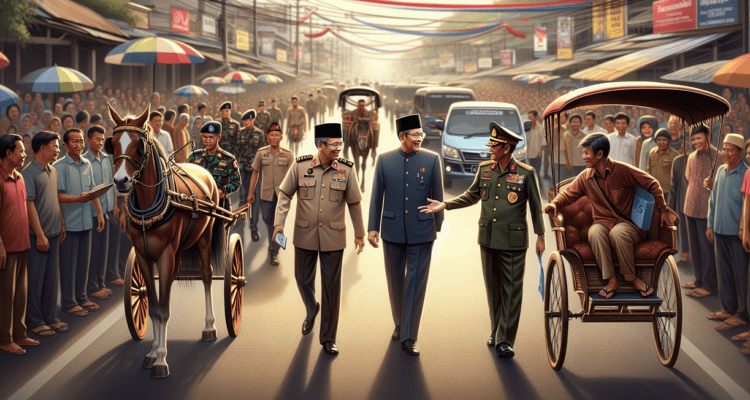 alt_text: Pemudik di Garut mendapatkan bantuan dan pelayanan di posko di tengah arus mudik yang padat.