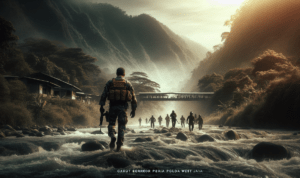 alt_text: Tim SAR beraksi menyelamatkan korban di Sungai Cikandang dalam operasi penuh ketegangan.