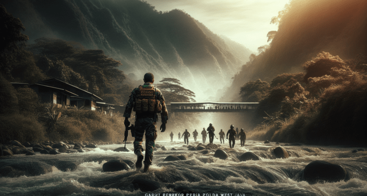 alt_text: Tim SAR beraksi menyelamatkan korban di Sungai Cikandang dalam operasi penuh ketegangan.