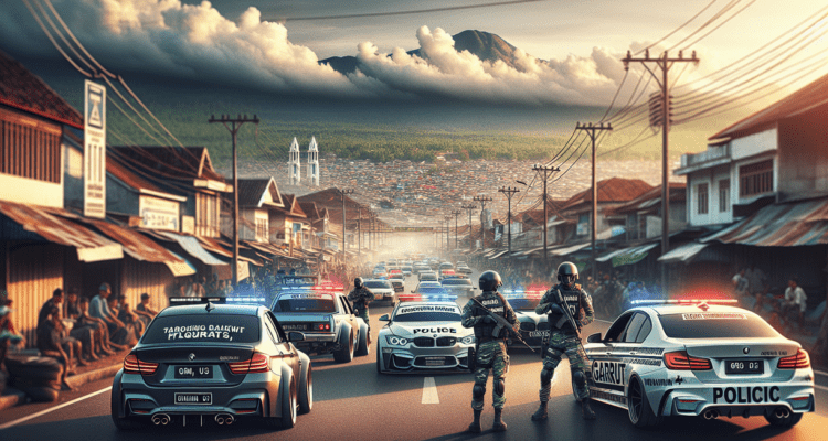 alt_text: Polisi Garut menegur dua pengemudi, insiden viral menarik perhatian publik.