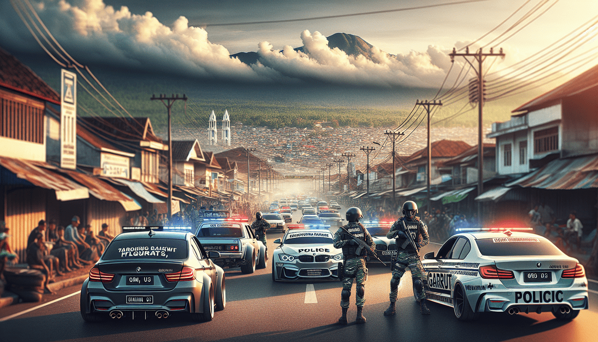 alt_text: Polisi Garut menegur dua pengemudi, insiden viral menarik perhatian publik.