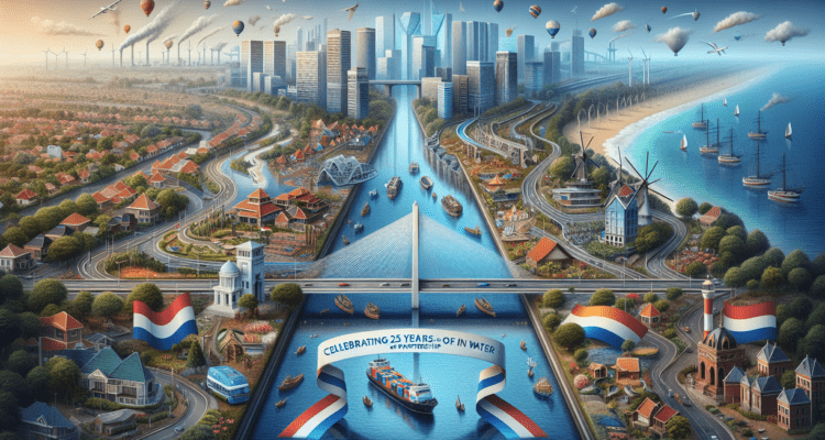 alt_text: Perayaan 25 tahun kerjasama air antara Indonesia dan Belanda, simbol kemitraan berkelanjutan.