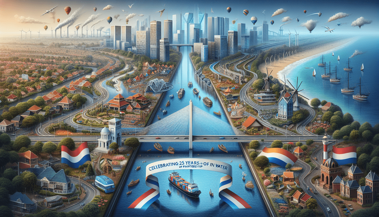 alt_text: Perayaan 25 tahun kerjasama air antara Indonesia dan Belanda, simbol kemitraan berkelanjutan.