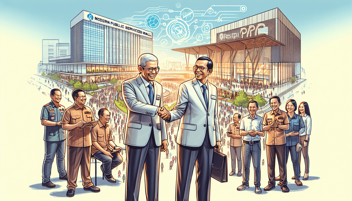 alt_text: Logo APJATEL Jabar dengan foto modernisasi kabel di Garut.