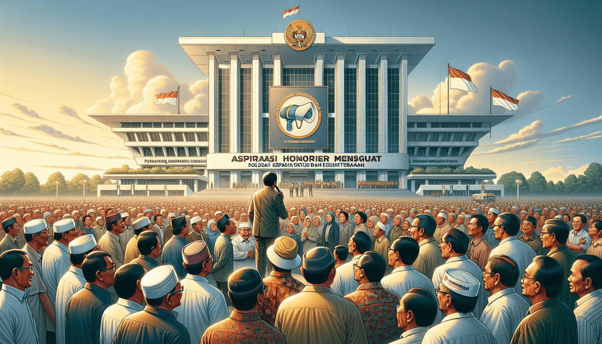 alt_text: Aspirasi honorer Garut: puisi visual tentang janji, kenyataan, dan harapan para pekerja.