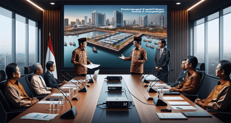 alt_text: Bupati Garut mempresentasikan visi pembangunan Pelabuhan Cilauteureun yang ambisius.