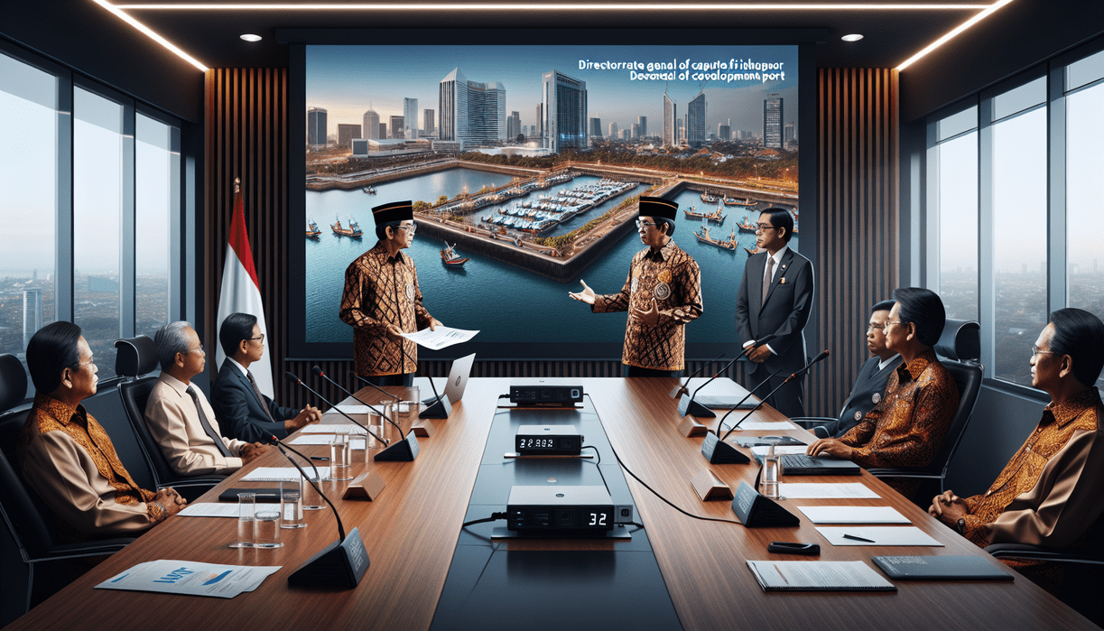 alt_text: Bupati Garut mempresentasikan visi pembangunan Pelabuhan Cilauteureun yang ambisius.