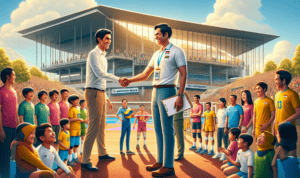 alt_text: Poster promosi Kejurda Voli U-18 2026 di Garut, semangat dan antusiasme terpancar jelas.