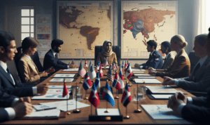 "alt_text": "Pemandangan pangkalan militer Amerika di Greenland dengan ambisi strategis baru."