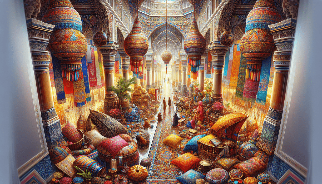 alt_text: "Paviliun Indonesia meriah di pameran buku internasional, menyambut Tunisia dengan hangat."