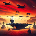 "alt_text": "Kapal perang AS di Timur Tengah, ketegangan meningkat, potensi konflik AS-Iran."