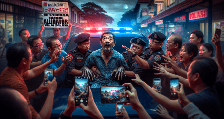 alt_text: Kasus Dadang Buaya: Kepopuleran viral berubah jadi isu serius di masyarakat.