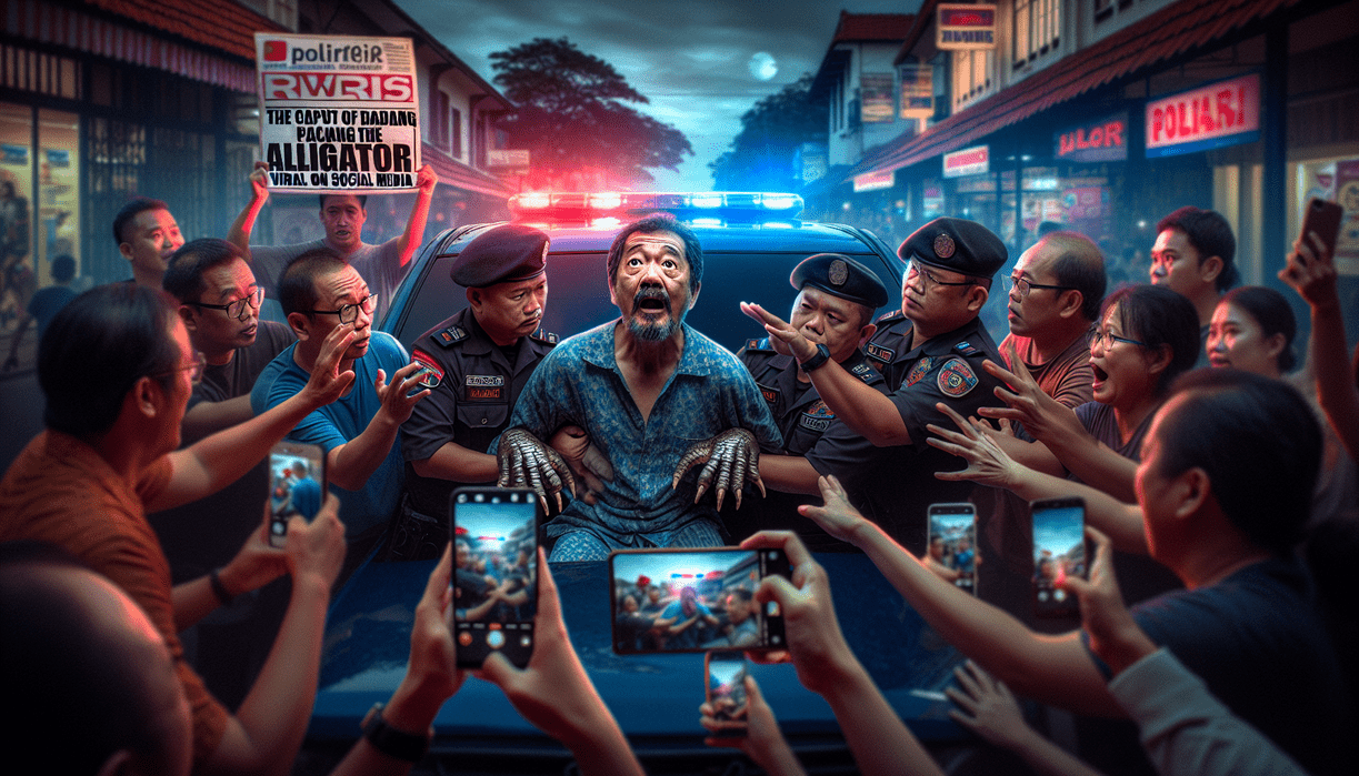 alt_text: Kasus Dadang Buaya: Kepopuleran viral berubah jadi isu serius di masyarakat.