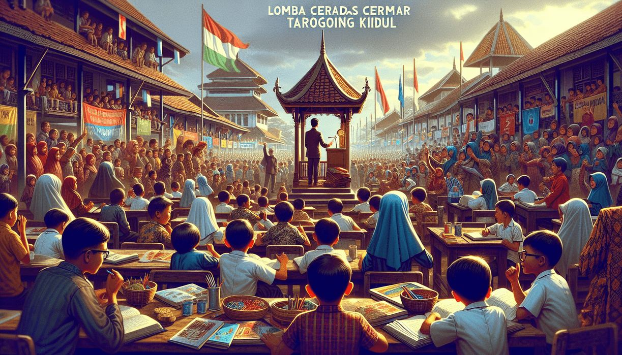 alt_text: "LCC SD 2026 di Garut: Anak-anak berlomba melatih otak dan mental juara."