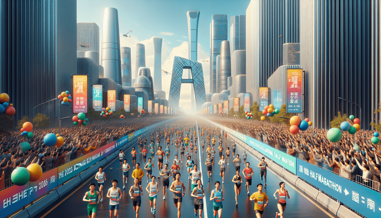 alt_text: Robot humanoid China melompat tinggi dengan latar belakang teknologi era chatGPT.