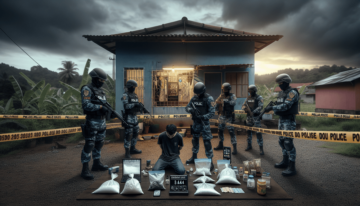 alt_text: Tim Satresnarkoba Polres Garut ungkap kasus peredaran sabu di daerah Cilawu.