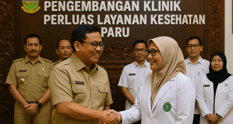 alt_text: Bupati Garut meresmikan pusat layanan paru terbaru, meningkatkan fasilitas kesehatan setempat.