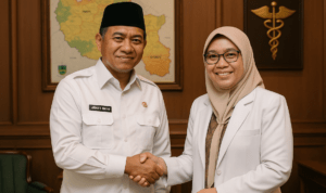 alt_text: Bupati Garut mempromosikan inisiatif terbaru untuk meningkatkan layanan kesehatan paru di daerah.