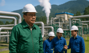 alt_text: Bupati Garut meluncurkan proyek energi panas bumi untuk kemajuan energi terbarukan di daerah.