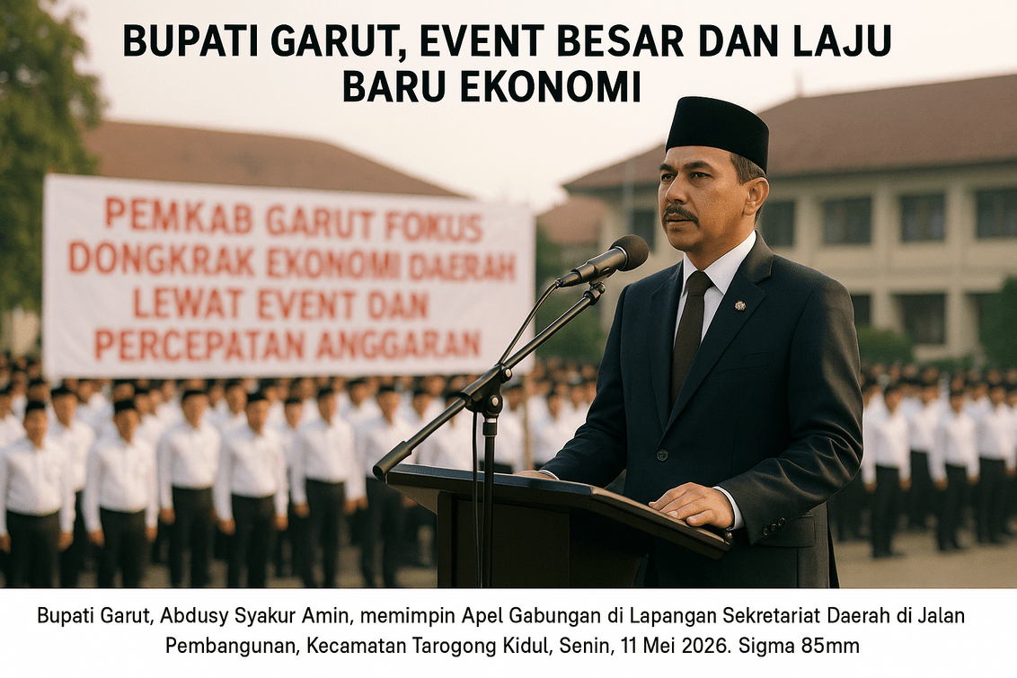 alt_text: Bupati Garut meresmikan event besar untuk meningkatkan laju baru ekonomi daerah.