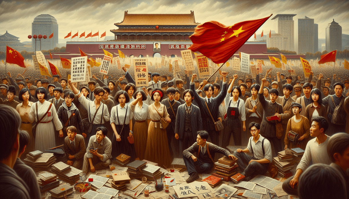 alt_text: Demonstrasi besar di Cina pada 4 Mei 1919 memicu gerakan nasionalis dan reformasi politik.