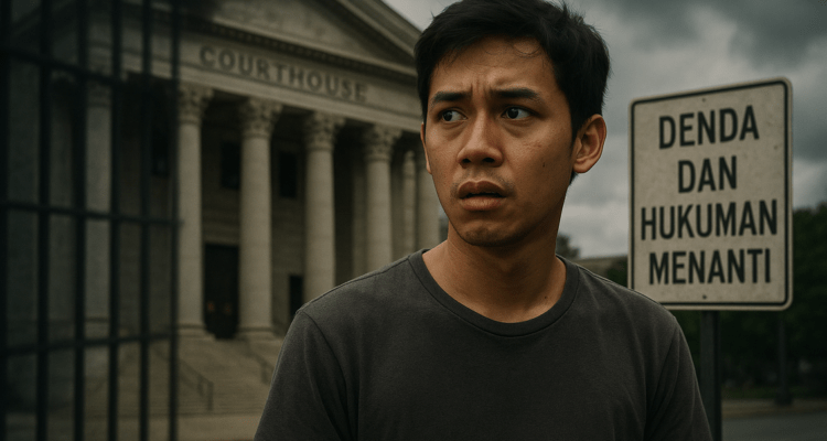 alt_text: "Poster 'Kamboja dan Arah Baru': Wajib Militer Remaja untuk Masa Depan Bangsa."
