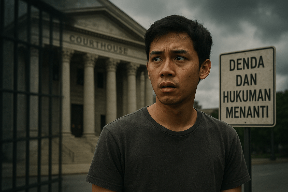 alt_text: "Poster 'Kamboja dan Arah Baru': Wajib Militer Remaja untuk Masa Depan Bangsa."