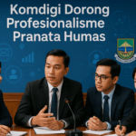 "alt_text": "Poster Komdigi dorong profesionalisme baru Pranata Humas dengan inovasi digital."