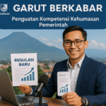alt_text: "Banner bertuliskan 'Menyongsong Era Baru Profesionalisme Pranata Humas'"