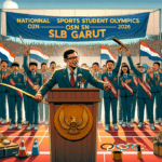 alt_text: Panggung O2SN SLB Garut 2026, atlet disabilitas berprestasi dengan medali emas.