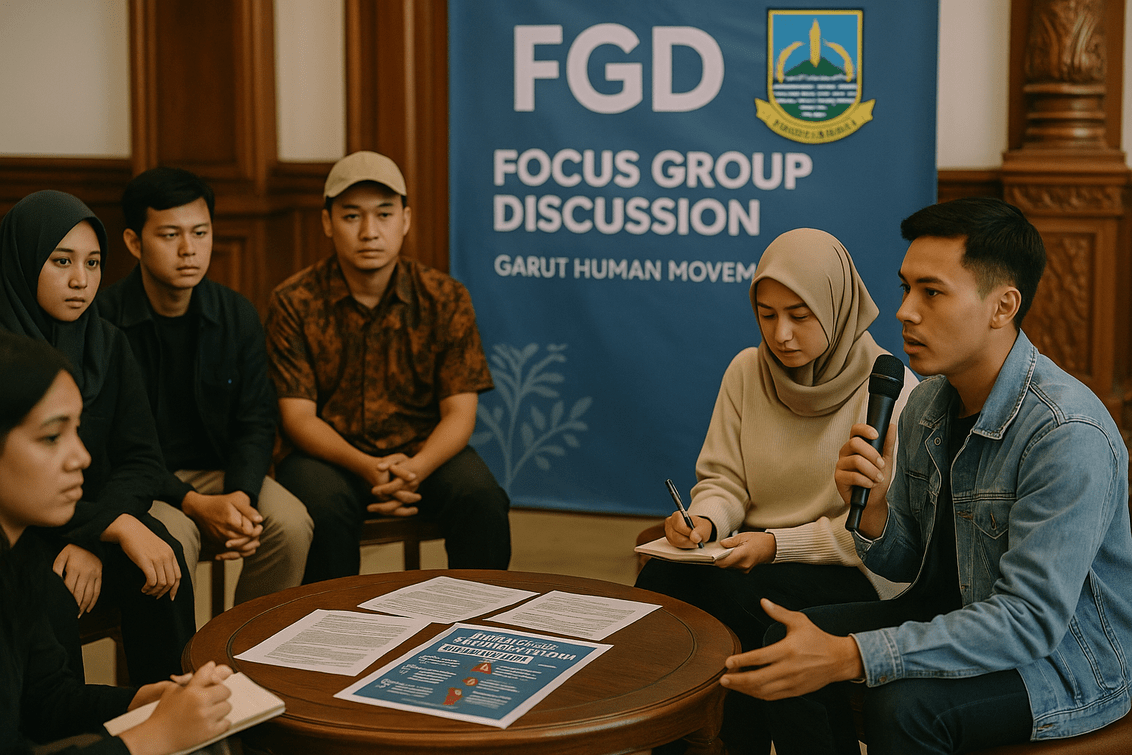 alt_text: Poster kampanye cegah penyalahgunaan obat keras di Garut, edukasi dan himbauan warga.