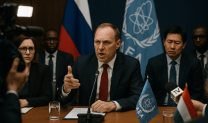 "alt_text": "PLTN Zaporizhzhia, terkena serangan misterius, membahayakan stabilitas energi global."