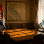 alt_text: Presiden Kroasia menolak bertemu Dubes Israel terkait situasi di Gaza.