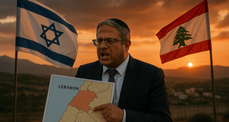 alt_text: Peta menunjukkan rencana permukiman Israel di Lebanon, menyoroti potensi ancaman baru.