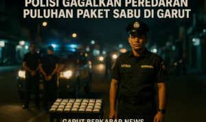 alt_text: "Satres Narkoba Garut berhasil menggagalkan peredaran sabu, amankan barang bukti."