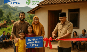 alt_text: Serah terima rumah layak huni oleh Astra di Garut Selatan.