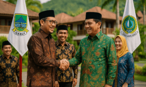 alt_text: Bupati Garut diskusi sinergi strategis dengan pejabat Kepri, bahas kemitraan daerah.