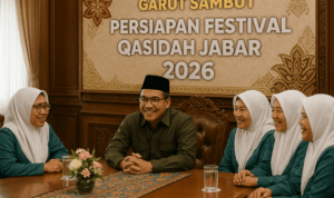 alt_text: Suasana meriah Festival Qasidah Jabar 2026 di Garut, penuh warna dan penampilan budaya.
