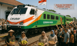 alt_text: KA Cikuray, transportasi baru yang mendukung aktivitas dan mobilitas petani di Garut.