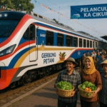 alt_text: KA Cikuray, jalur baru bagi petani Garut untuk mendistribusikan hasil tani mereka.