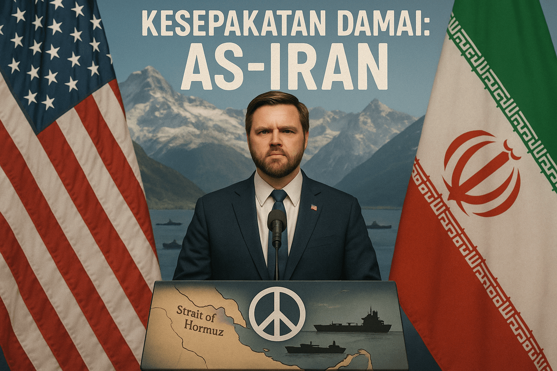 alt_text: Bocoran Vance ungkap dinamika baru dalam hubungan Iran-AS di era modern.