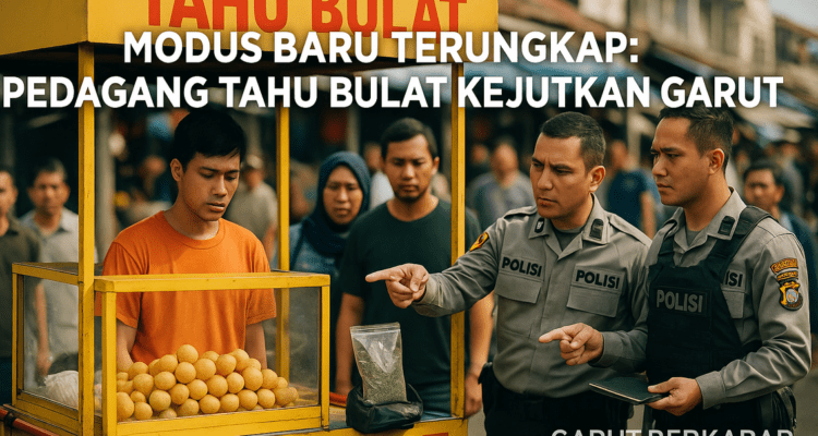 alt_text: Penjual tahu bulat diamankan polisi, diduga edarkan tembakau sintetis.
