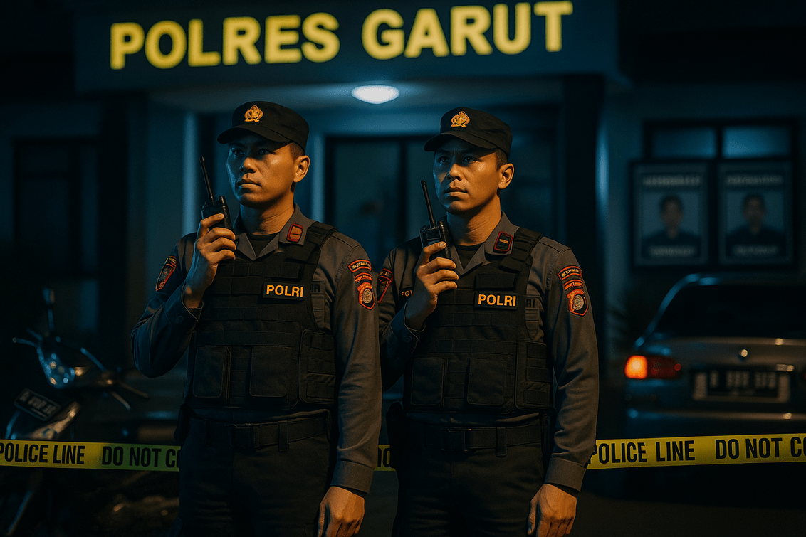 alt_text: Polres Garut ungkap kasus curanmor, peringatan bagi keamanan warga setempat.