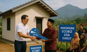 "alt_text": "Serah terima rumah layak huni Astra, menghidupkan harapan di Garut Selatan."