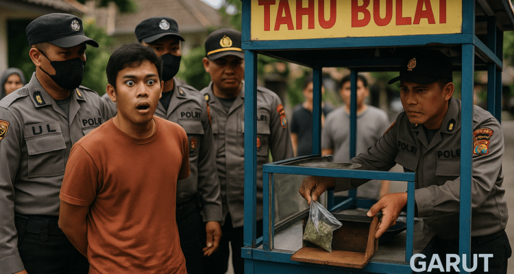 "Peredaran narkoba tersembunyi di balik penjualan tahu bulat."