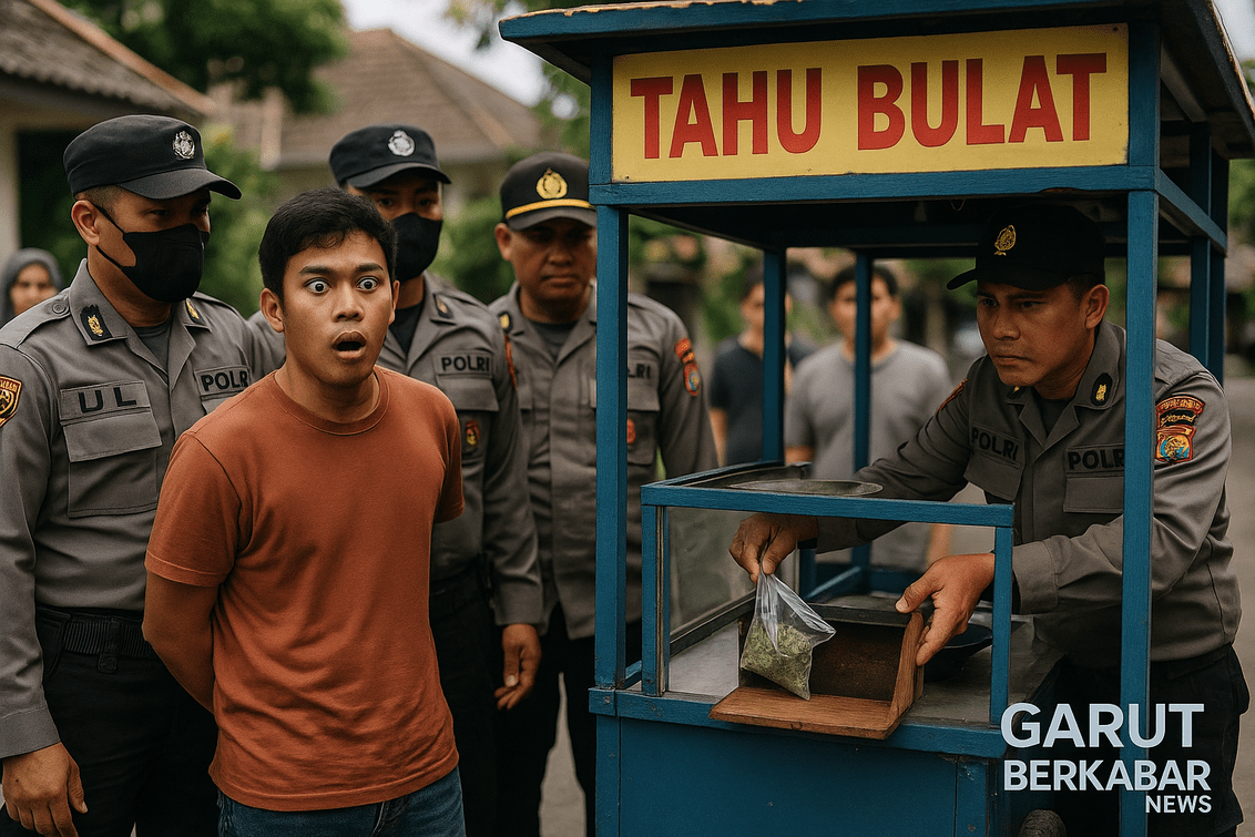 "Peredaran narkoba tersembunyi di balik penjualan tahu bulat."