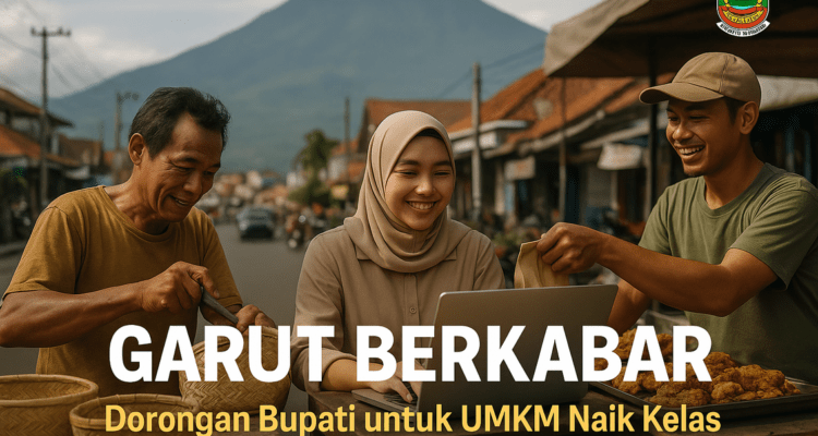 "alt_text": "UMKM Garut berkembang dengan ekosistem berkelanjutan, naik kelas mendukung ekonomi lokal."
