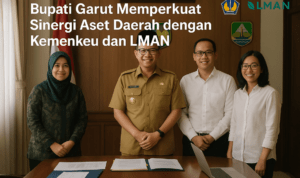 alt_text: Bupati Garut meresmikan program aset daerah untuk mendorong lompatan ekonomi baru.