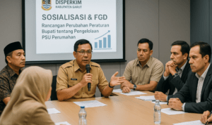 alt_text: Disperkim Garut merancang ulang pengelolaan Prasarana, Sarana, dan Utilitas di perumahan.